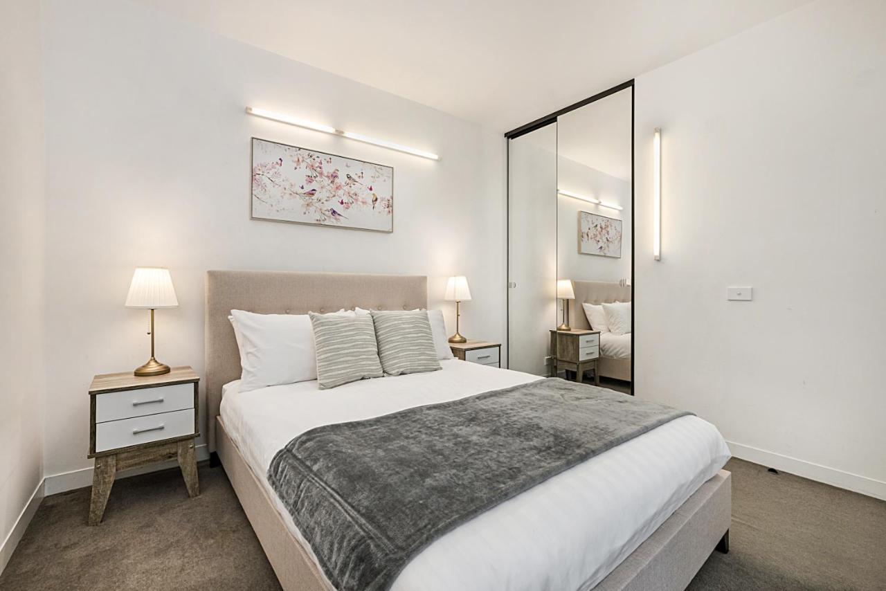 2-Bed Unit Metres From Cbd Malls, Dining & Sights Leilighet Melbourne Eksteriør bilde