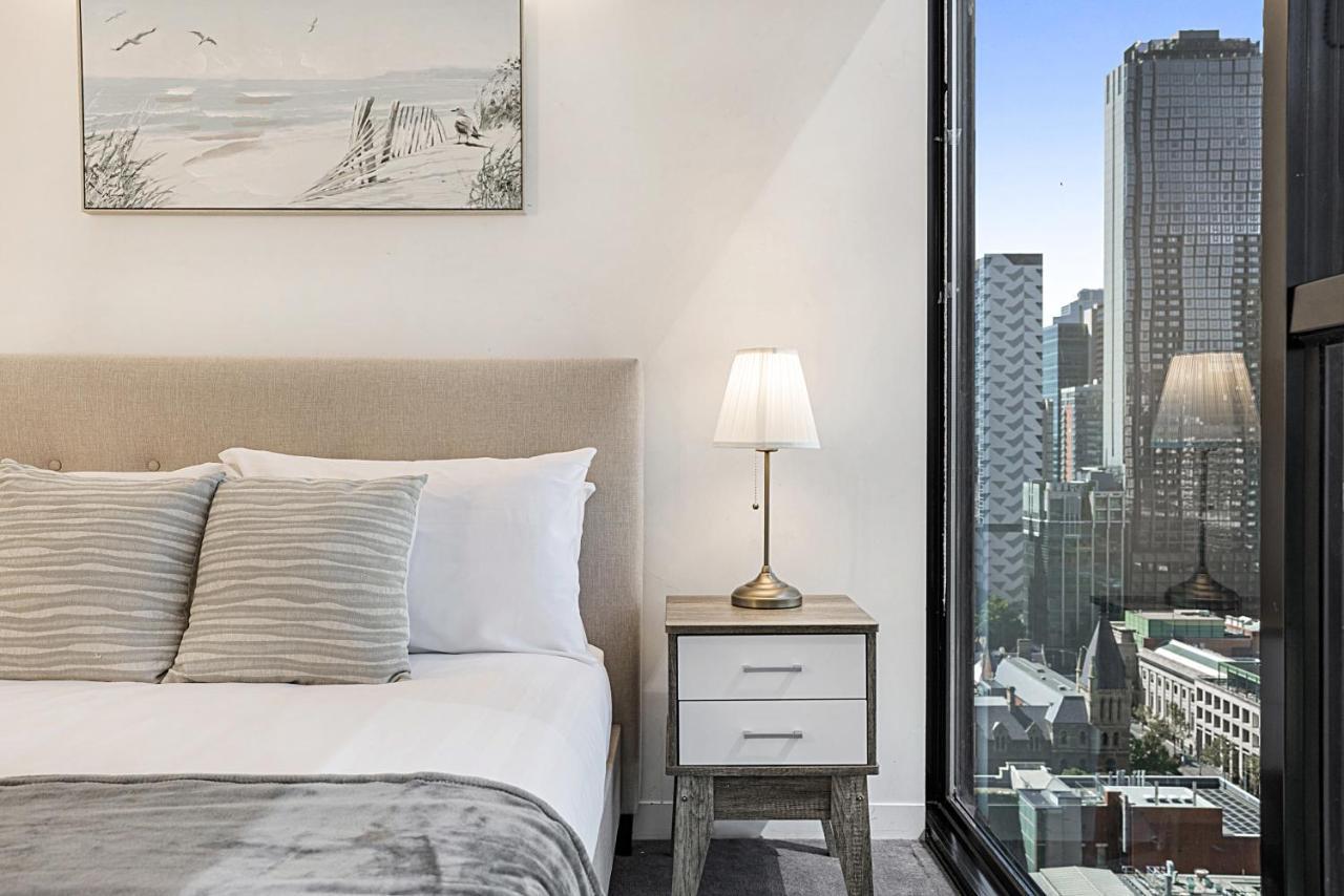 2-Bed Unit Metres From Cbd Malls, Dining & Sights Leilighet Melbourne Eksteriør bilde